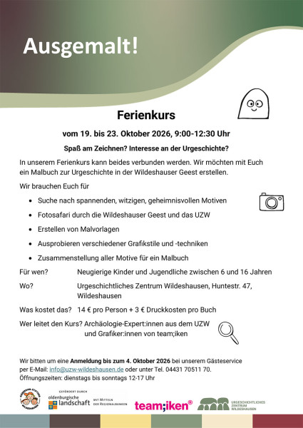 Vorschaufoto: Ferienkurs: AUSGEMALT