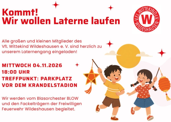 Laternenumzug beim VfL!